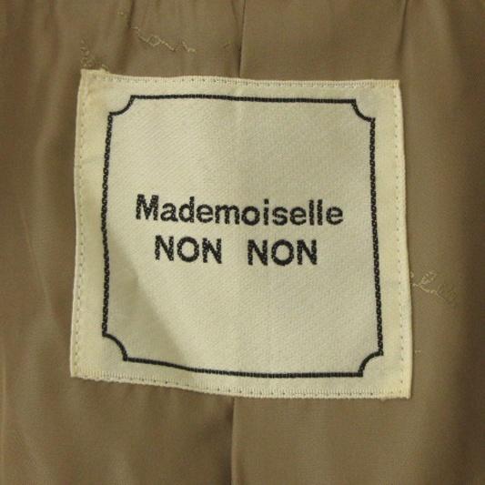 マドモアゼルノンノン Mademoiselle NON チェスター コート ロング
