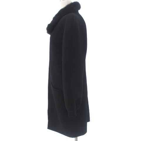 アニオナ AGNONA ヴィンテージ ウールコート ジップアップ アルパカ混