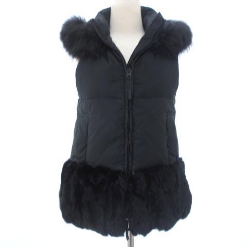 ダイアグラム グレースコンチネンタル/ブラック キルティングダウンベスト ダイアグラム グレースコンチネンタル/ブラック キルティングダウン