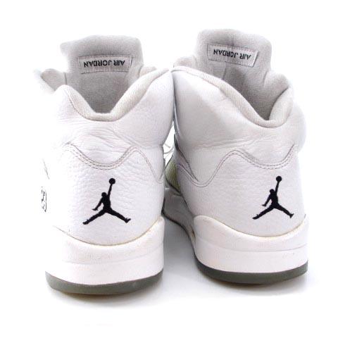 ナイキ NIKE Air Jordan 5 Retro Metallic White 2015 136027-130 エアジョーダン5 レトロ メタリック ホワイト スニーカー 30.0cm 靴 シュ｜vectorpremium｜04