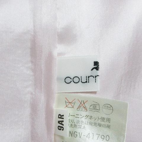 クレージュ courreges 美品 ワンピース ひざ丈 半袖 ブレード 9AR M相当 ピンク ■GY31 X レディース｜vectorpremium｜07