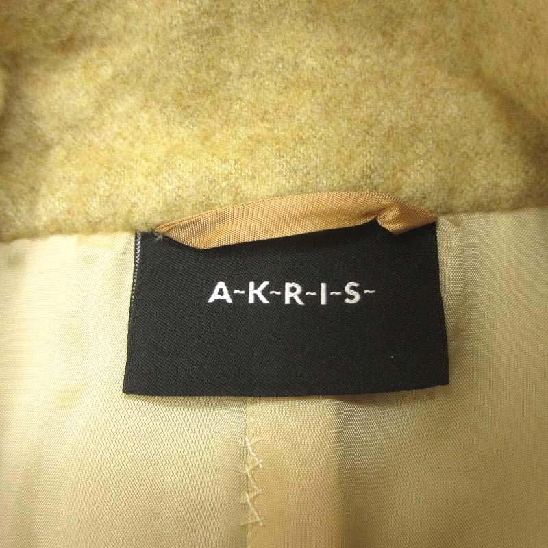 アクリス AKRIS ジャケット カシミヤ100％ フロントスナップボタン  