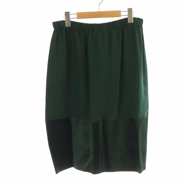 セリーヌ CELINE フィービー期 コクーンスカート ひざ丈 イージー 切替  