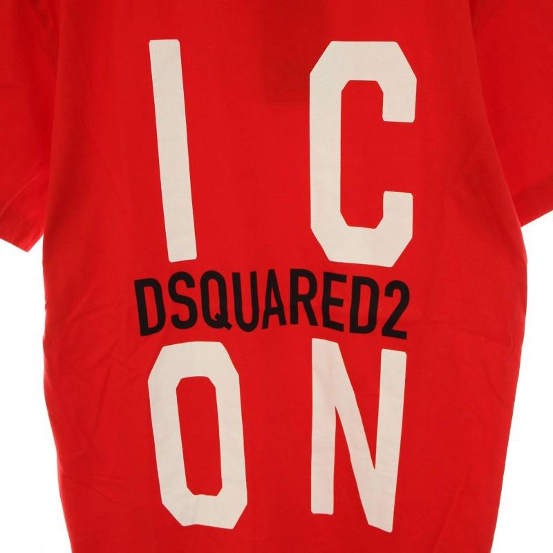 未使用品 ディースクエアード DSQUARED2 タグ付き Icon T-Shirt S79GC0021 Tシャツ カットソー 半袖 クルーネック ロゴ プリント コットン｜vectorpremium｜05