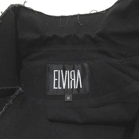 エルビラ ELVIRA チェスターコート ジャケット バックプリント カット 