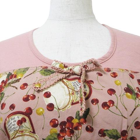 PINK HOUSE ピンクハウス ヴィンテージ 長袖 カットソー Tシャツ PINK HOUSE ピンクハウス ヴィンテージ 長袖 カットソー Tシャツ