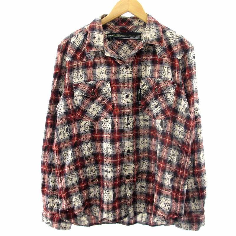 バックチャンネル BACK CHANNEL ネルシャツ 長袖 チェック 総柄  