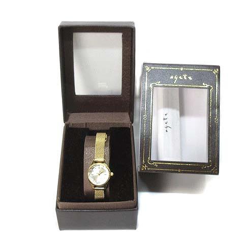 agete アガット ANA限定モデル 腕時計 8Pダイヤモンド カット agete アガット ANA限定モデル 腕時計 8Pダイヤモンド カット