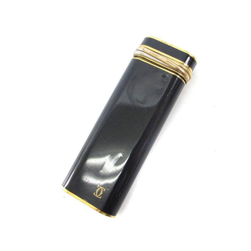 Cartier（カルティエ） トリニティ ガスライター 黒 ブラック 喫煙具 