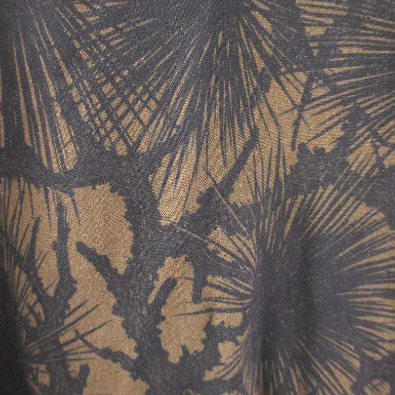 GAKKIN × BUDSPOOL 松煙墨 HAWAIIAN SHIRT XL