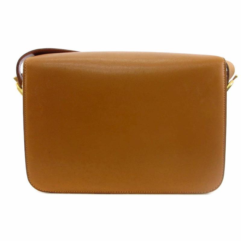 CELINE セリーヌ ヴィンテージ ショルダーバッグ ロゴ レザー CELINE セリーヌ ヴィンテージ ショルダーバッグ ロゴ レザー