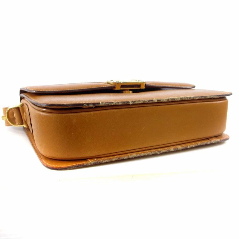 CELINE セリーヌ ヴィンテージ ショルダーバッグ ロゴ レザー CELINE セリーヌ ヴィンテージ ショルダーバッグ ロゴ レザー