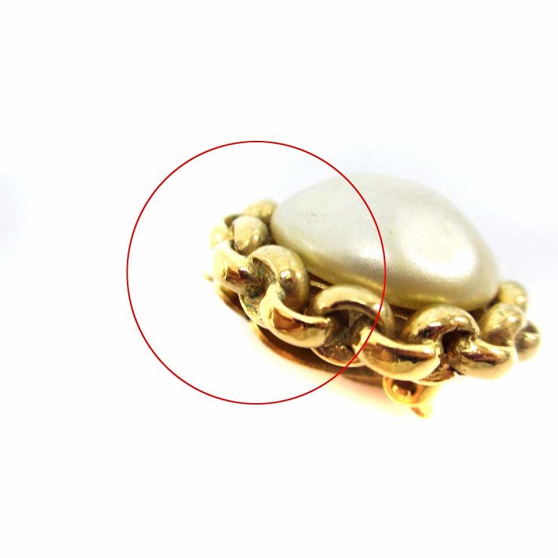 CHANEL シャネル 2603 イヤリング ラウンド クリップ式 ゴールドカラー