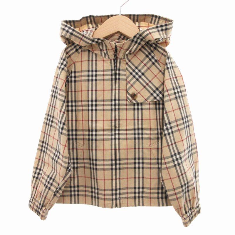 BURBERRY　バーバリー チェック柄 パーカー ベージュ burberry バーバリーパーカーベージュチェック