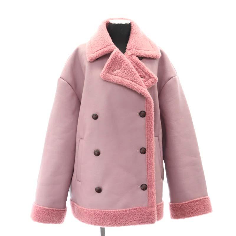 ジュエティ jouetie 美品 22AW フェイクムートンPコート アウター 