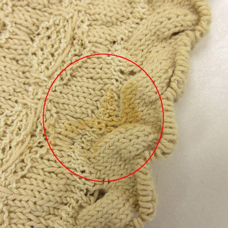 CHANEL（シャネル） ニット ワンピース ひざ丈 半袖 ココマークボタン