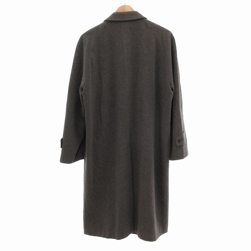 Two Three TEXCO生地 美品 バルマカーンコート カシミヤ混 ロング丈