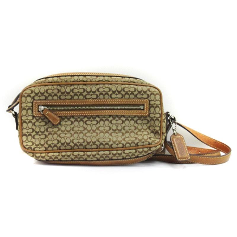 COACH（コーチ） ミニシグネチャー ミニ ショルダーバッグ ポシェット