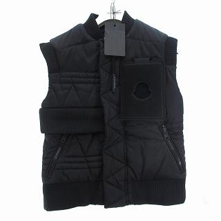 【中古】モンクレール MONCLER タグ付き TRISH GILET ダウンベスト ジレ ナイロン C209H4331305 53803 0 黒 ブラック MONCLER（モンクレール） タグ付き TRISH GILET ダウンベスト ジレ