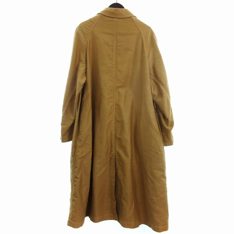 ウティ OUTIL MANTEAU UZES モールスキン ステンカラーコート 長袖
