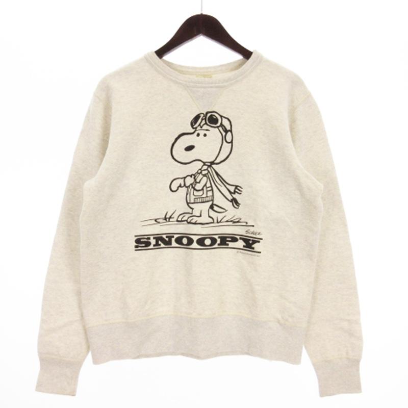 Buzz Rickson's スエット　サイズL グレー　スヌーピー BUZZ RICKSON'S(バズリクソンズ)「U.S.M.C」スヌーピー
