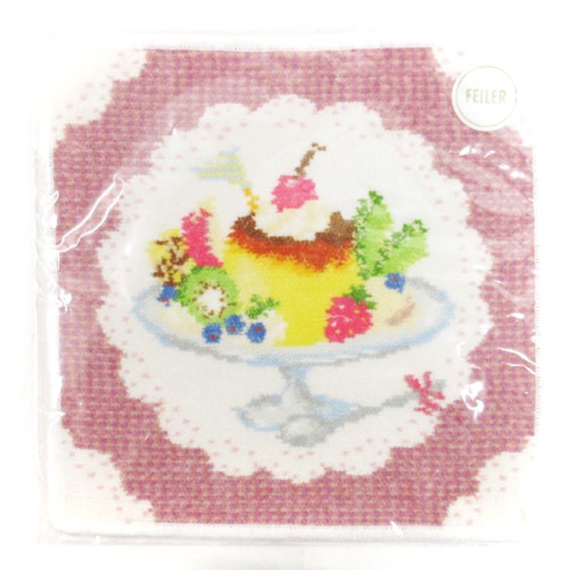 プリンハンカチ ラビリンス ハンカチ(サファリベージュ): FEILER｜フェイラー