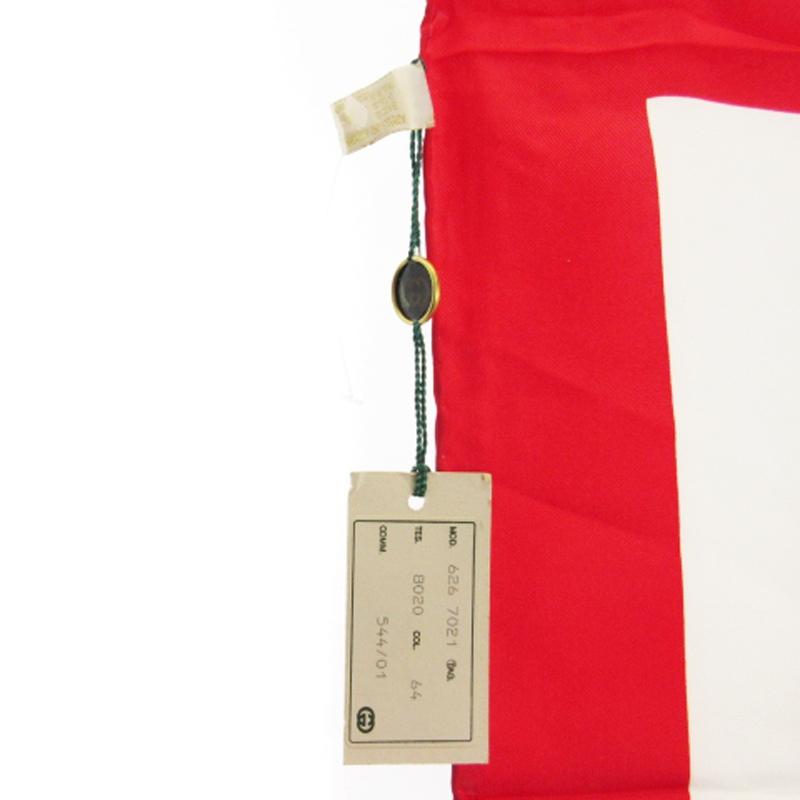GUCCI シルクスカーフ　タグ付き新品未使用　グッチ GUCCI（グッチ） 未使用品 タグ付き スカーフ チェーン シルク