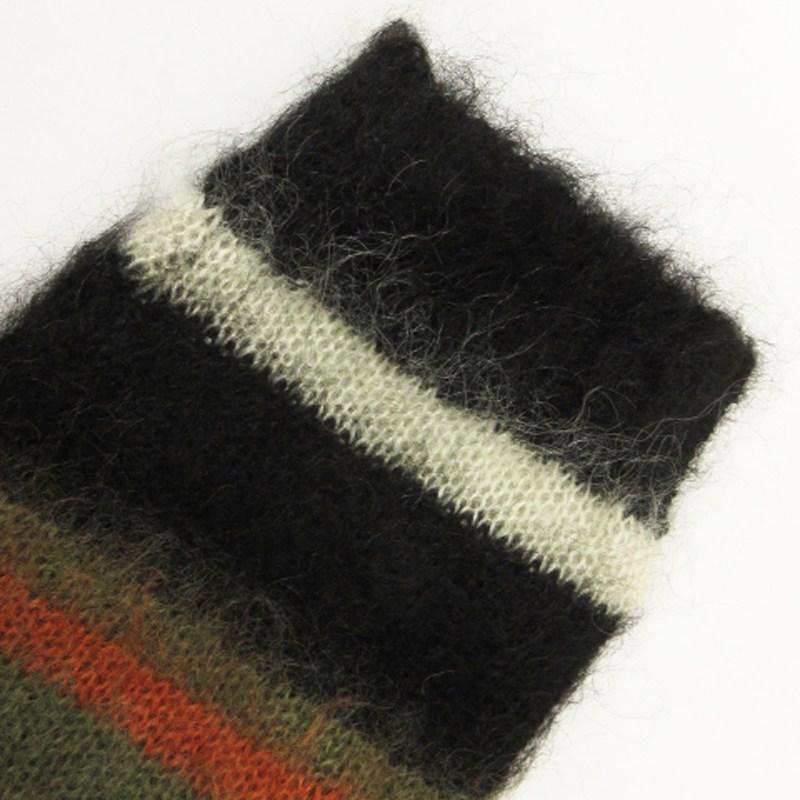 CASEY CASEY STRIPE MOHSIL JUMPER モヘアニット