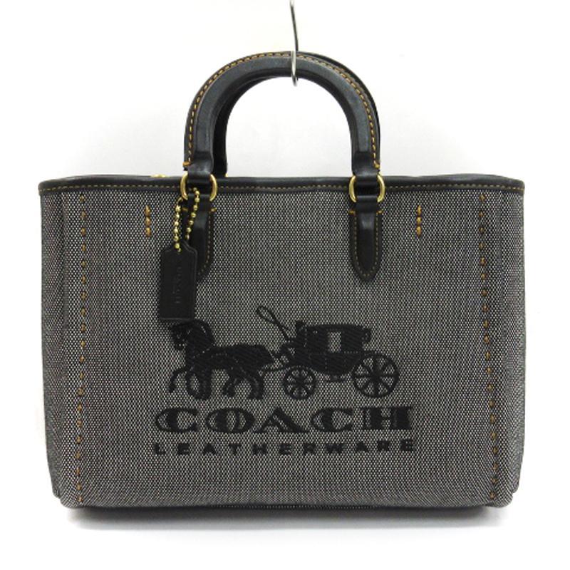 COACH（コーチ） リース トート28 2WAY バッグ ショルダー キャンバス