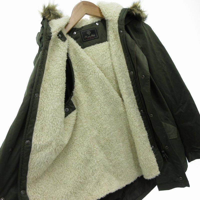 メンズビギ MEN'S BIGI モッズコート ミリタリー ボアライナー