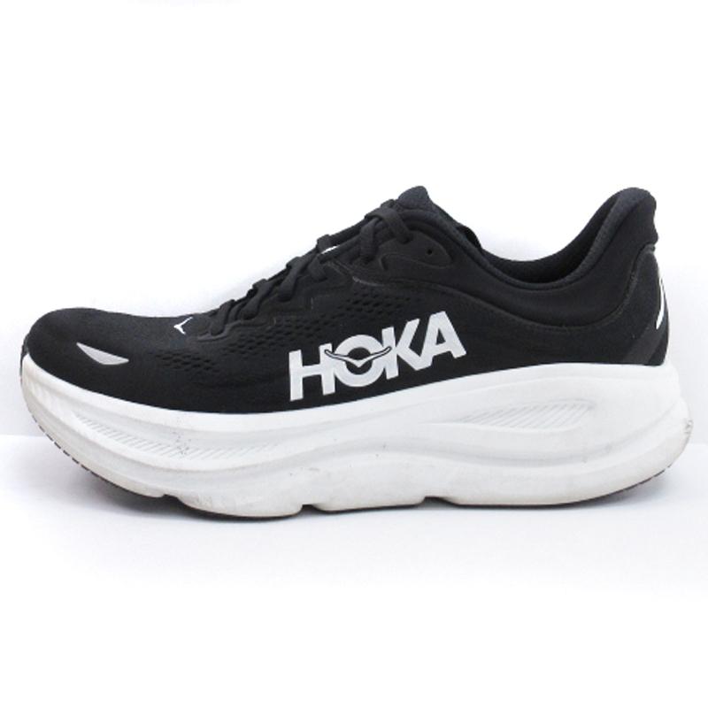 HOKA ONE ONE Bondi 9 （ブラック） スニーカー 28cm HOKA One One - Men's Bondi 9 in Black – gravitypope