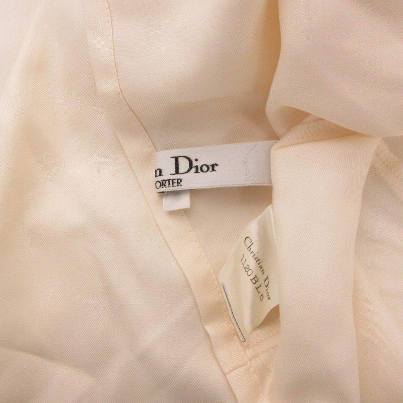 クリスチャンディオール　プレタポルテ　ミントグリーンシルクブラウス　未使用 Christian Dior（クリスチャン・ディオール） プレタポルテ