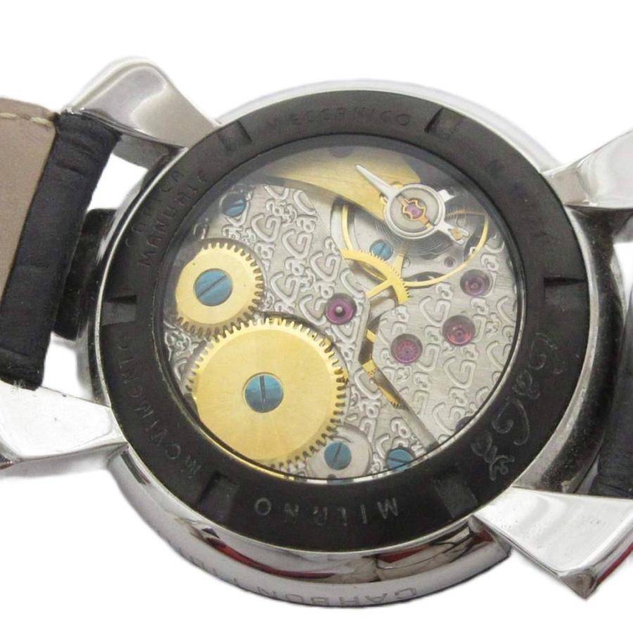 ガガミラノ GaGa MILANO マヌアーレ48MM カーボンベゼル 腕時計 機械式