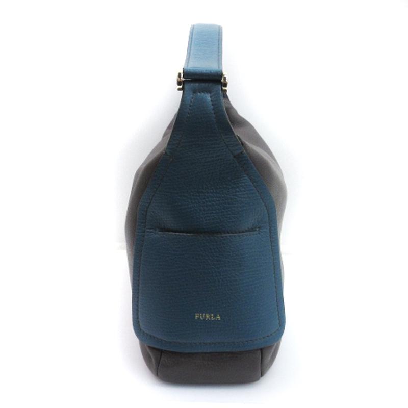 FURLA フルラ 良品 ハンドバッグ ワンショルダー レザー 本革