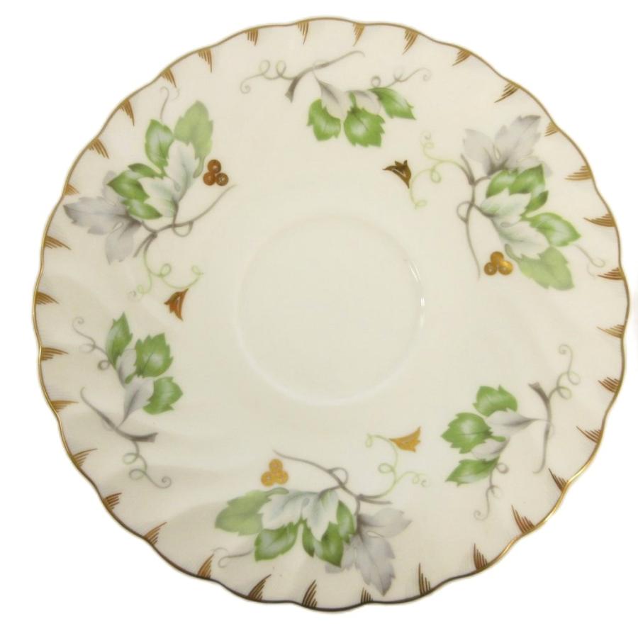 ホヤ HOYA グリーンリーフ GREEN LEAF カップ＆ソーサー リーフ柄 金彩