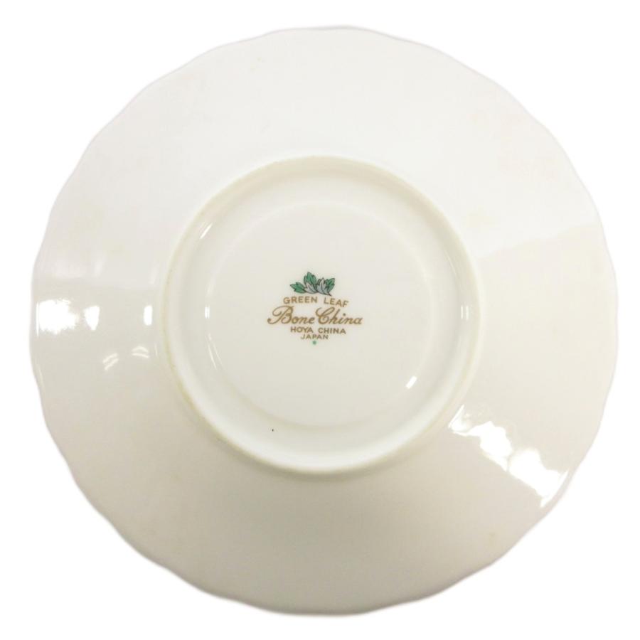 ホヤ HOYA グリーンリーフ GREEN LEAF カップ＆ソーサー リーフ柄 金彩