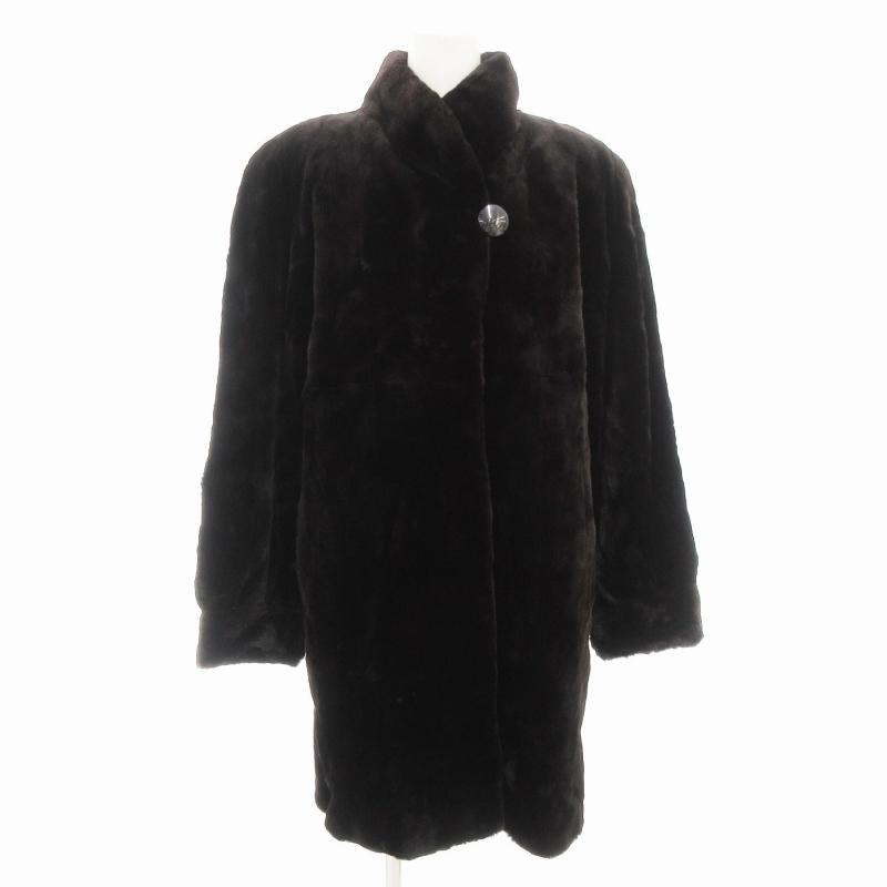 美品　金サガ サガミンク ロイヤル シェアードミンク ファーコート　大きい サガミンク サファイアミンク リアルファーコート 金サガ XL相当 本