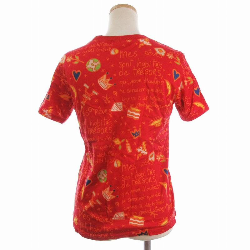カステルバジャック CASTELBAJAC 総柄 Tシャツ 半袖 カットソー クルー