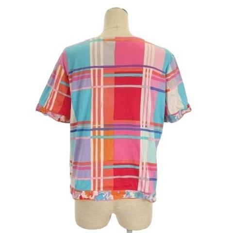 レオナールスポーツ LEONARD SPORT カットソー 五分袖 クルーネック  