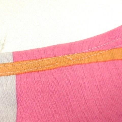 レオナールスポーツ LEONARD SPORT カットソー 五分袖 クルーネック  