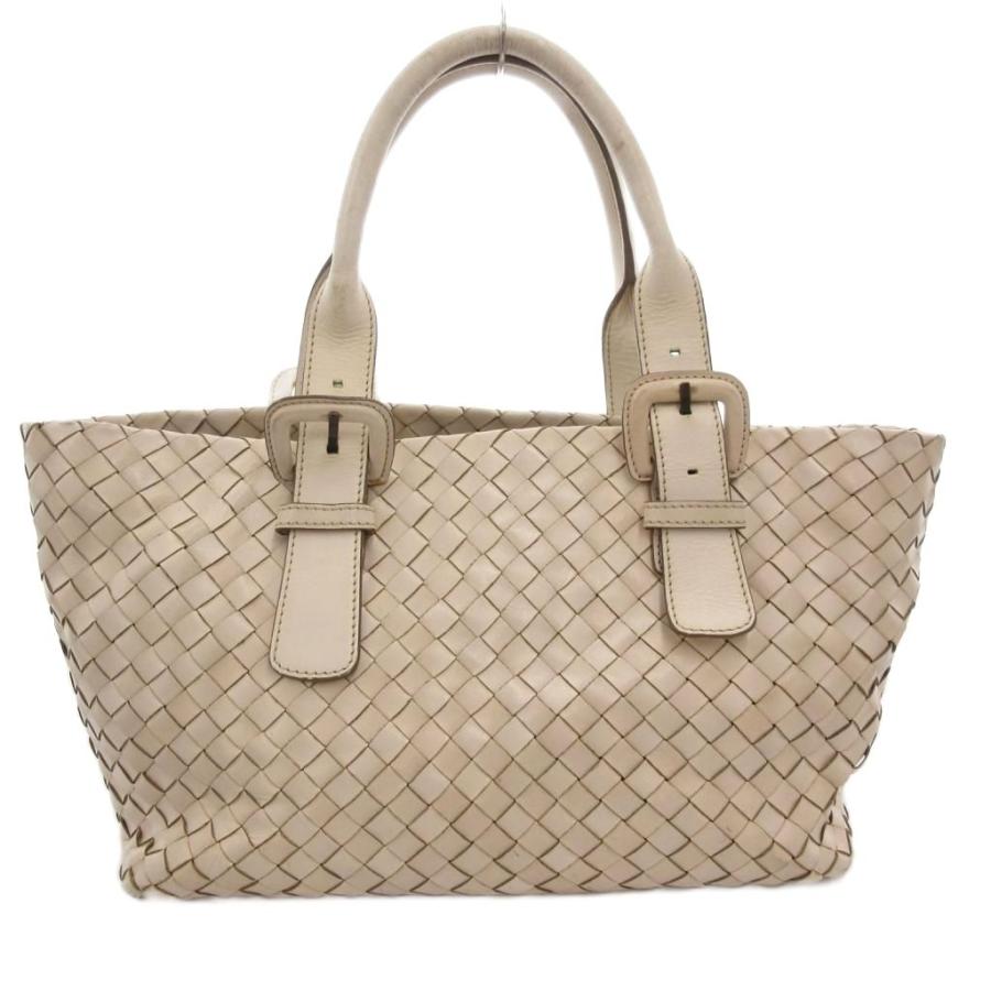 SAZABY サザビー トートバッグ レザー 編み込み 白 ホワイト /JS