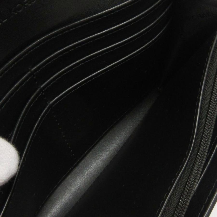 【新品未使用品】MICHAEL KORS 黒 長財布 マイケルコース MICHAEL KORS JET SET TRAVEL エンベロープ