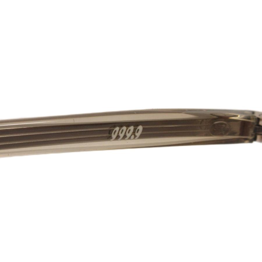 フォーナインズ 999.9 眼鏡 メガネフレーム ハーフリム S-450T チタン