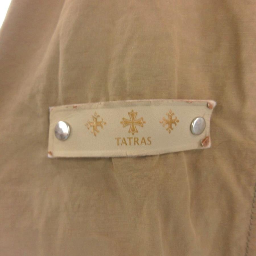 【中古】タトラス CLAUDIA インナーダウン付き モッズコート ロング フード LTA14S4386 ベージュ 02 M位 レディース タトラス TATRAS CLAUDIA インナーダウン付き モッズコート ロング