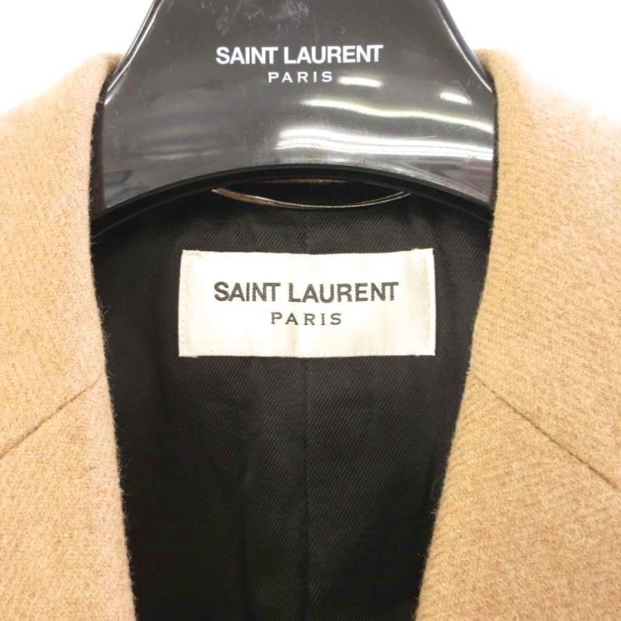 サンローラン パリ SAINT LAURENT PARIS 19年製 チェスターコート比翼