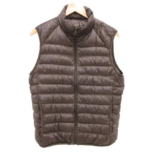 ユニクロ（UNIQLO） ウルトラライトダウンベスト M ダークブラウン /AE