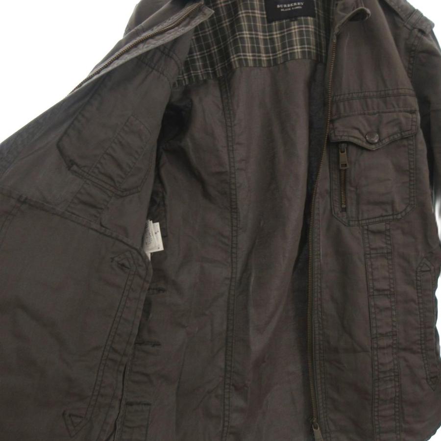 BURBERRY ブラック ミリタリージャケット BURBERRY BLACK LABEL（バーバリーブラックレーベル） ミリタリー