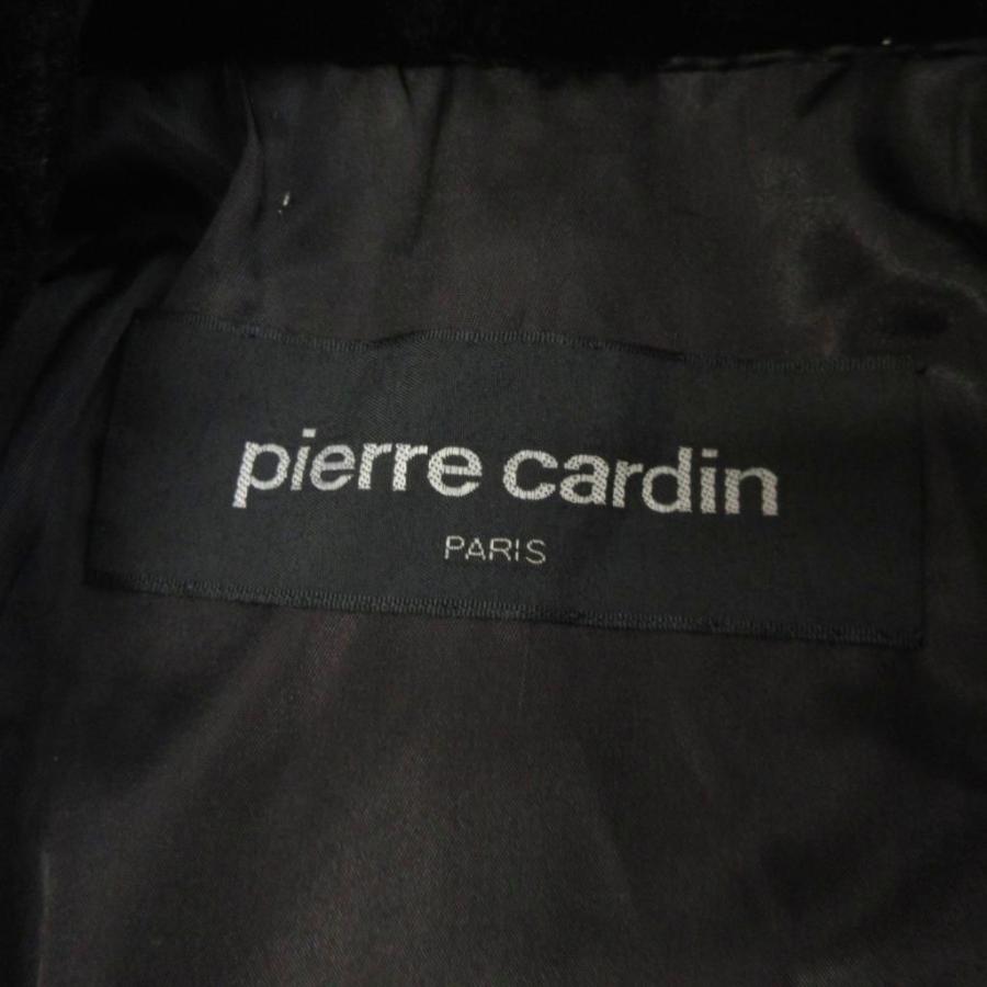 【中古】ピエールカルダン サガミンク ファー ジャケット コート シェアード 銀サガ ダークブラウン F レディース ピエールカルダン Pierre Cardin サガミンク ファー ジャケット コート