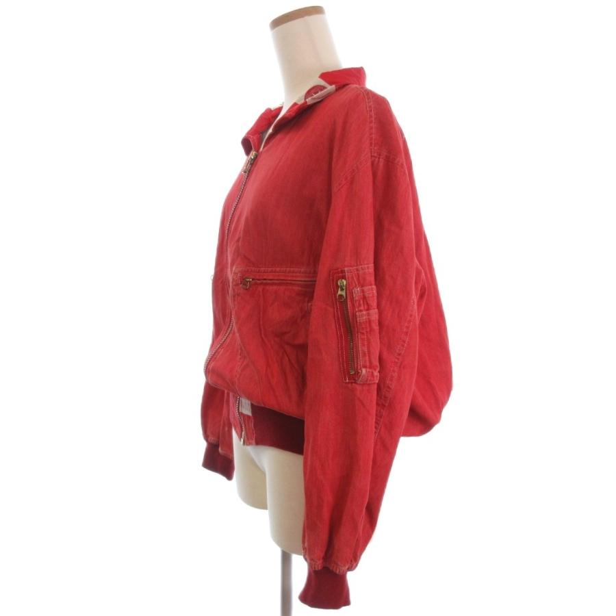 PINK HOUSE（ピンクハウス） ブルゾン ジャケット パッチワーク裏地 赤