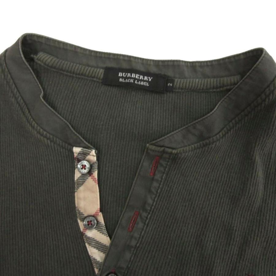 BURBERRY BLACK LABEL（バーバリーブラックレーベル） ヘンリーネック